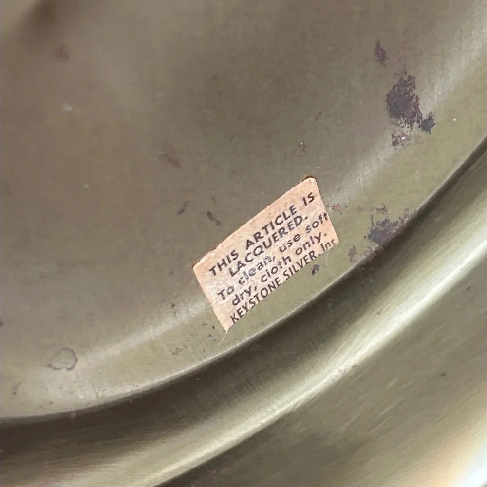 ANTIQUE WOOD & BRASS ICE BUCKET